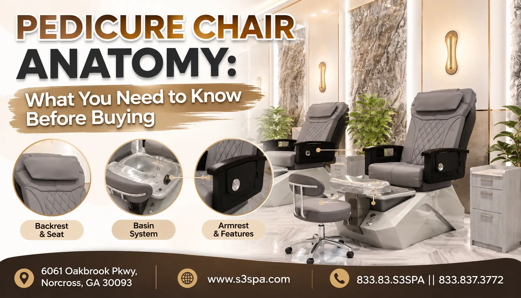 PEDICURE CHAIR ANATOMY: KNOW BEFORE YOU BUY!