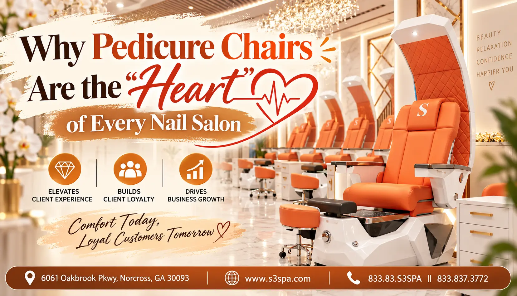 Why Pedicure Chairs Are the “Heart” of Every Nail Salon