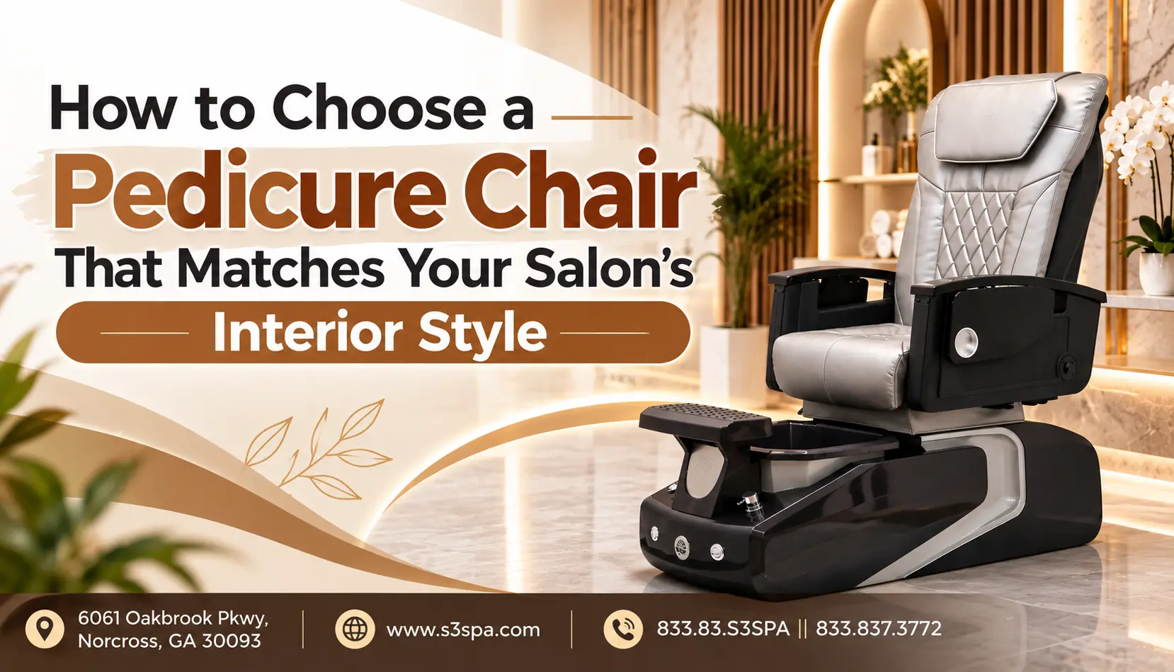 How to Choose a Pedicure Chair That Matches Your Salon's Interior Style
